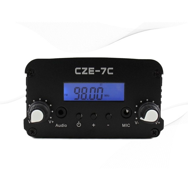 CZE-7C Cheap Chinese Fm 76-108MHz Long Range Wireless Audio Transmitter with antenna