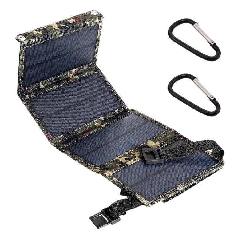 Wholesale Waterproof 20W 5V Foldable USB Solar Panel Cells Mobile Phone Battery Charger for Camping Hiking