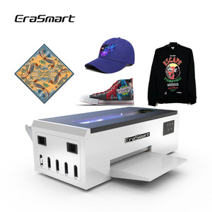 Erasmart Hot Sale L800 Print Head White Ink A4 Dtf Printer Silicon Logo Printing Machine For Tshirts