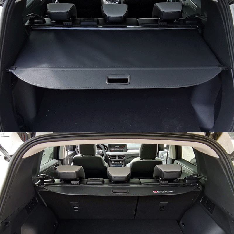 New products hot selling Car retractable Rear trunk cargo cover For Ford Escape luggage trunk interior partition panel cover