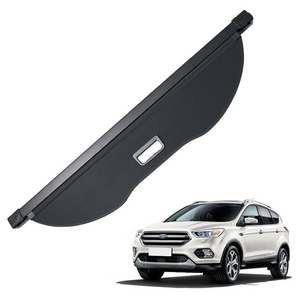 Retractable Trunk Cargo Cover for Ford Escape Car Backt Luggage 2013-2019 Universal Waterproof and Anti-theft Cargo Cover