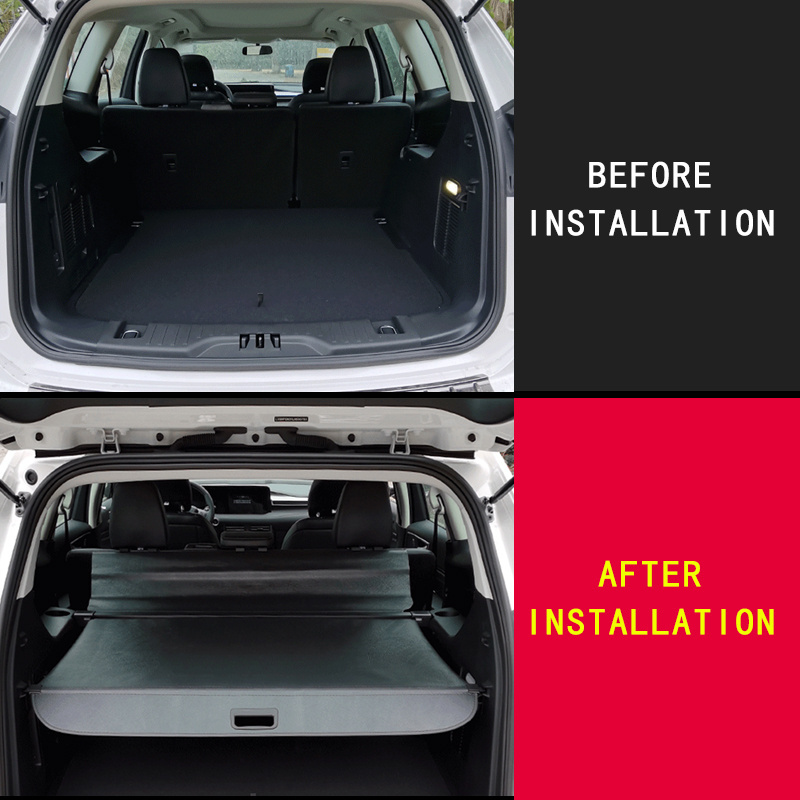 Factory Wholesale Retractable Rear Trunk Cargo Cover For Ford Edge 2014 to 2019 Car Parcel Shelf