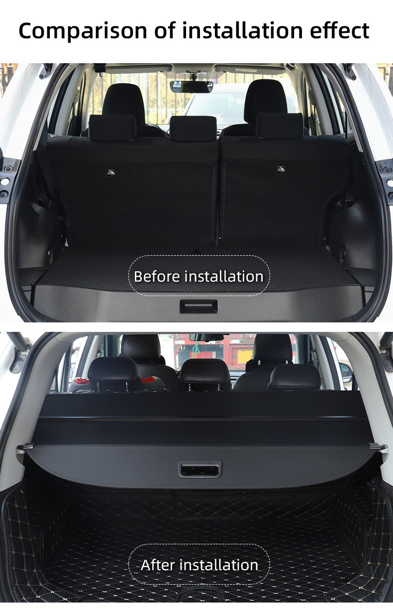 New products hot selling Car retractable Rear trunk cargo cover For Ford Escape luggage trunk interior partition panel cover