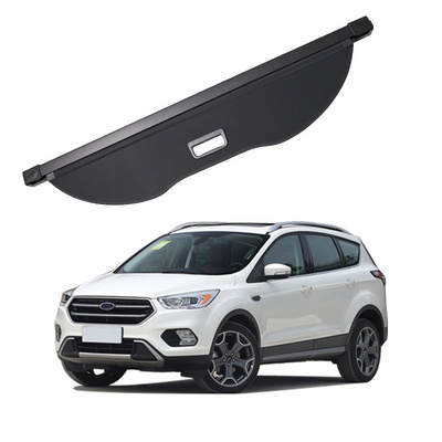 2023 Hot Sale Car Interior Black Customizable Retractable Waterproof PVC Aluminum alloy For SUV Ford Escape Trunk Cargo Cover