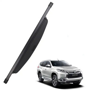 Retractable trunk cargo cover for car back For Mitsubishi Pajero Sports luggage rack cover 2023 New Waterproof and anti-peeping