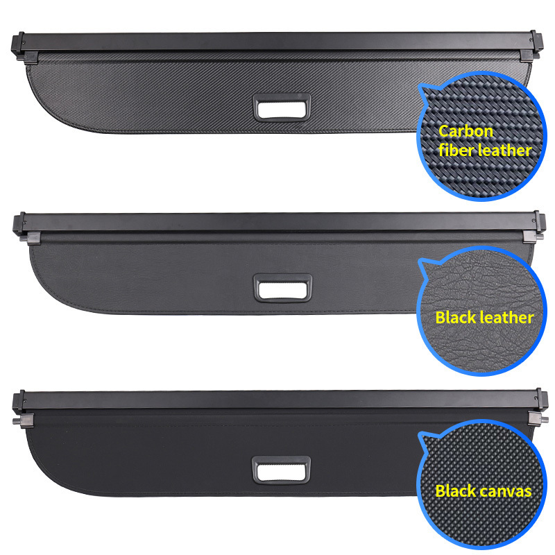 Car interior Retractable trunk cargo cover for Ford Escape car backt Luggage 2013-2018 Universal Waterproof and anti-theft