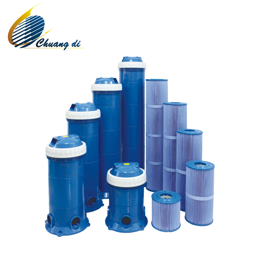 Swimming pool water plastic cartridge filter