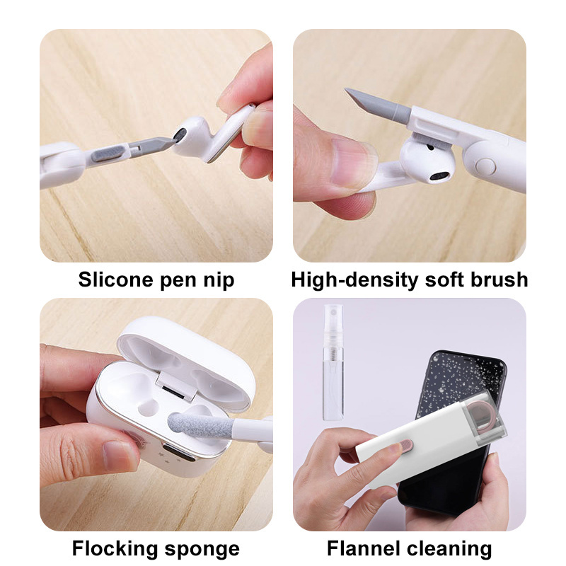 7 in 1 touch screen cleaner brush Earbuds Earphone Cleaning Cleaning Tools Keyboard Cleaner Kit Airpod Screen Cleaner Pen kit