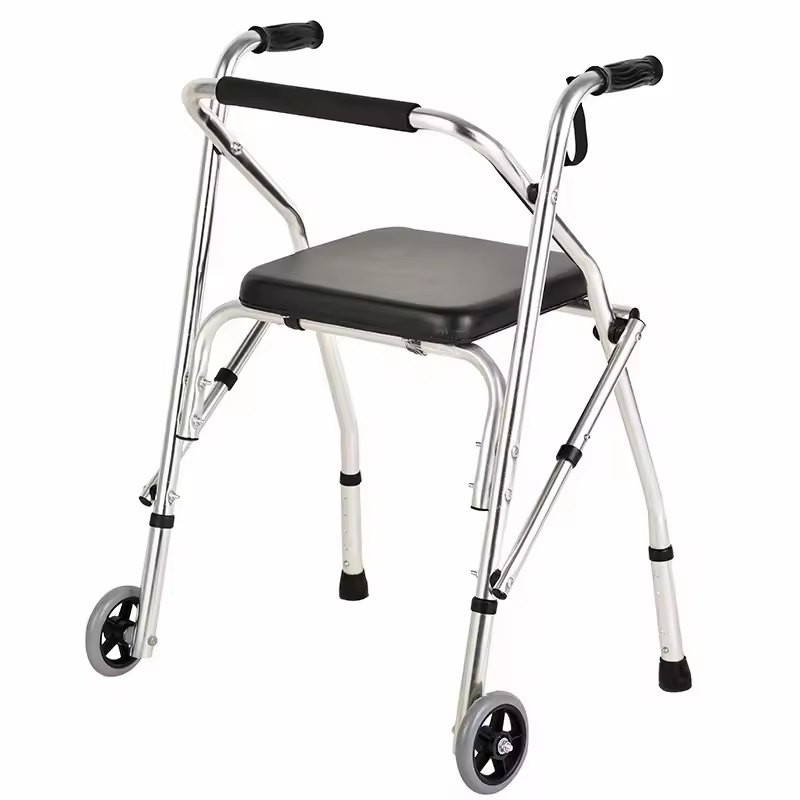 For Disabled/elderly People Folding Walking Aids walker rollator with seat