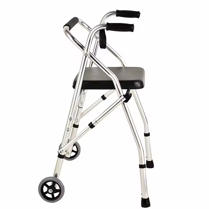 For Disabled/elderly People Folding Walking Aids walker rollator with seat