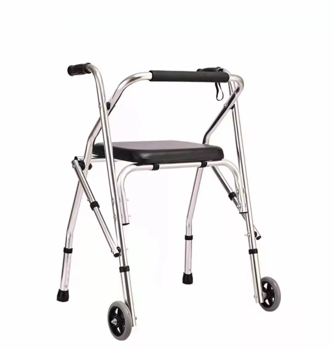 For Disabled/elderly People Folding Walking Aids walker rollator with seat