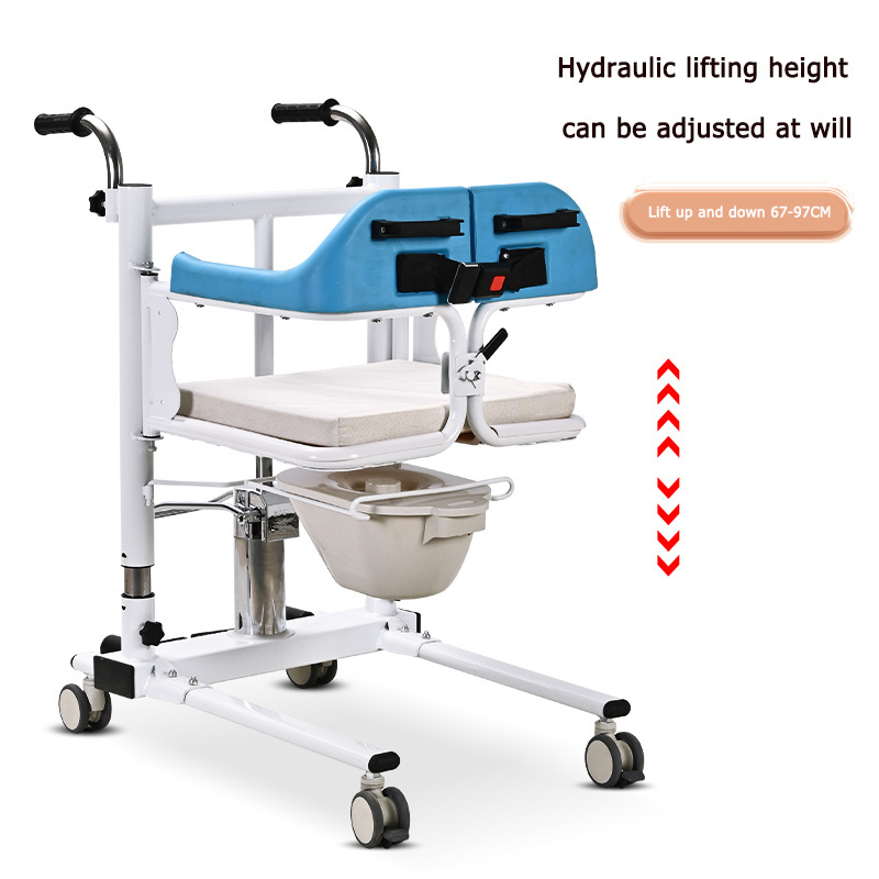 healthcare chair lift transfer chair patient lift/shifting machine Nursing Specific Wheelchair Toilet Chair Shifting Machine