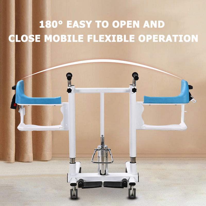 healthcare chair lift transfer chair patient lift/shifting machine Nursing Specific Wheelchair Toilet Chair Shifting Machine