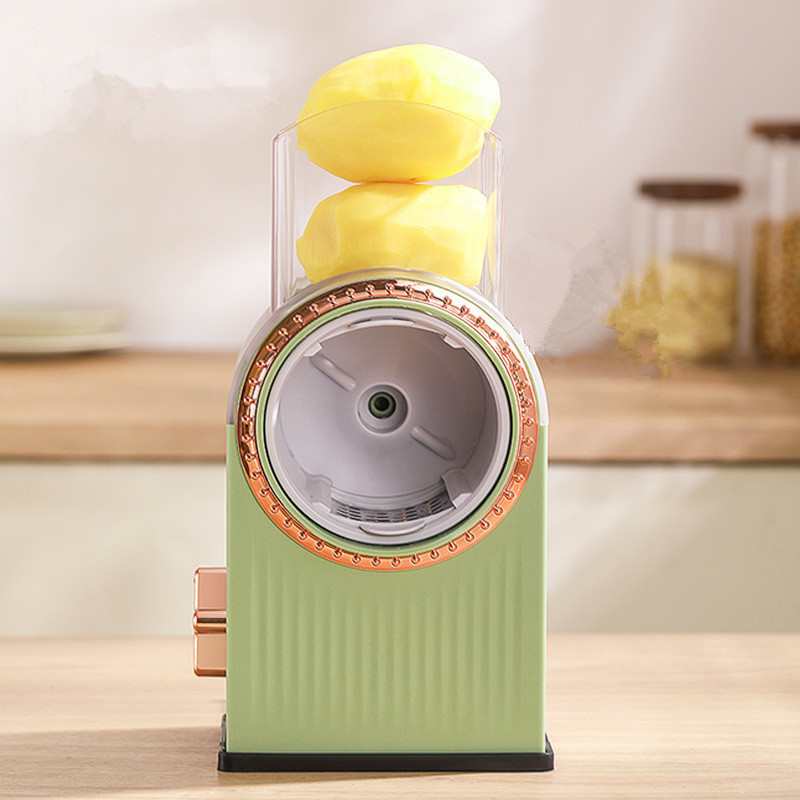 Round mandoline slicer Shredder Potato Carrot Cheese Graters Manual vegetable grater slicer Roller vegetable cutter