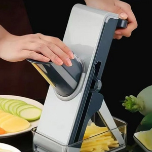 2023 Smile mom 4 in 1 Vertical Vegetable Onion Potato Cutter Chopper Mandoline Slicer for Kitchen With Adjustable Blades