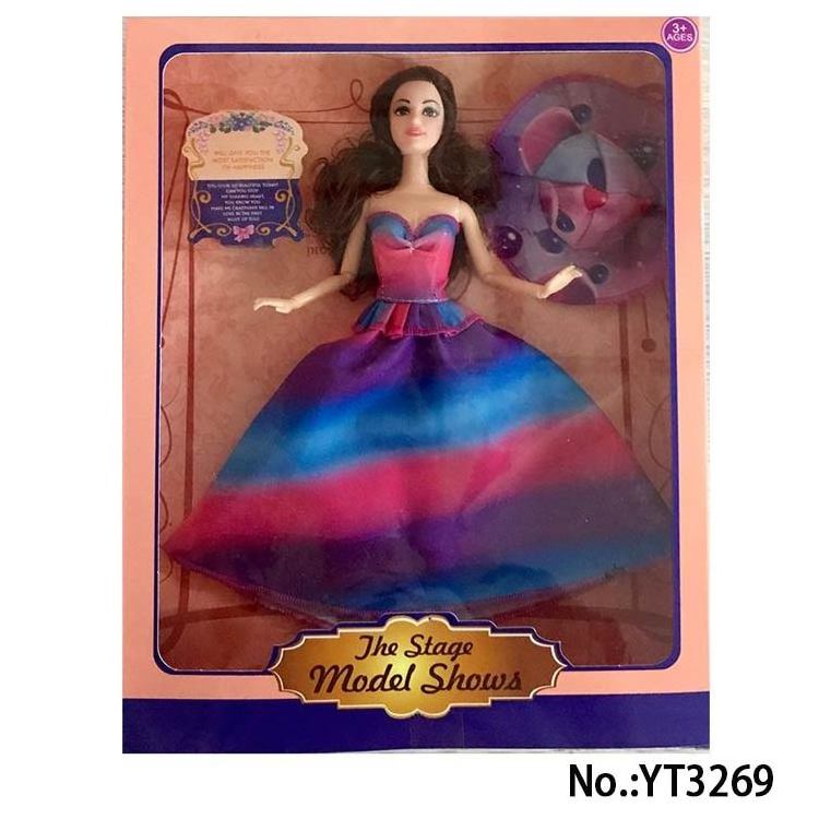 Hot sale baby doll Plastic fashion 11.5 inch dolls toy Princess dolls with dress for kids