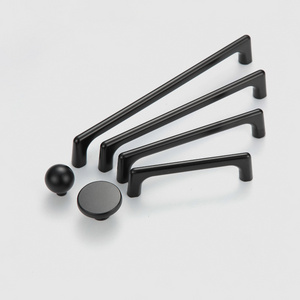 Factory Sale Various Brushed Nickel Pull Black Kitchen Cabinet Handles