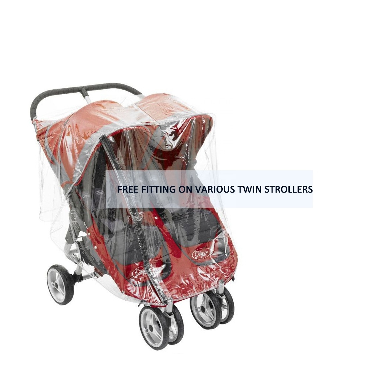 Umbrella Universal Baby Bay Stroller Push Chain Clear Rain Cover Car Baby Trolley For Push Chair