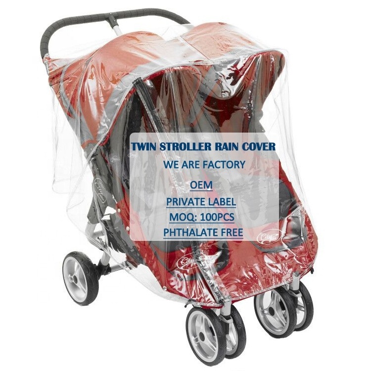 Umbrella Universal Baby Bay Stroller Push Chain Clear Rain Cover Car Baby Trolley For Push Chair