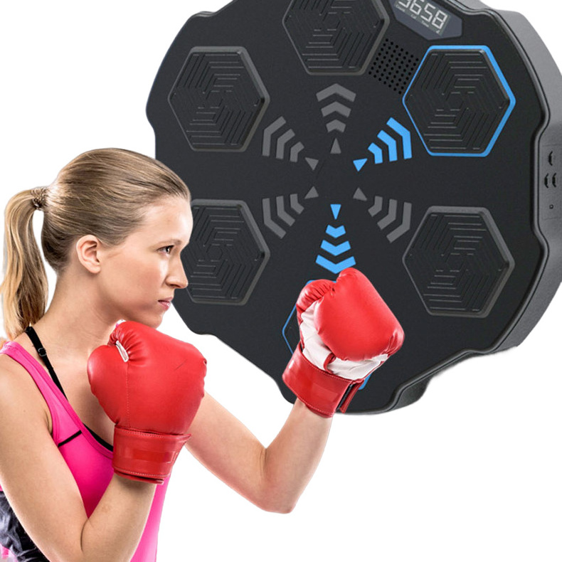 New style punching machine one punch electronic boxing equipment music boxing machine with display screen