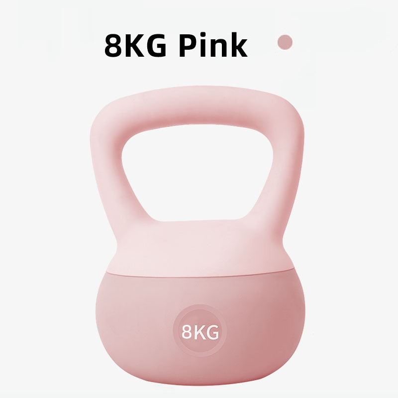 New Product Explosion home gym equipment weight lifti weight 8KG colored soft pvc water kettlebell