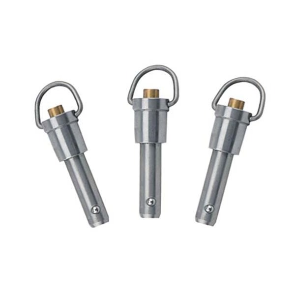 D ring shouldered ball lock pin 10mm ball quick release locking pin detent spring loaded pin lock