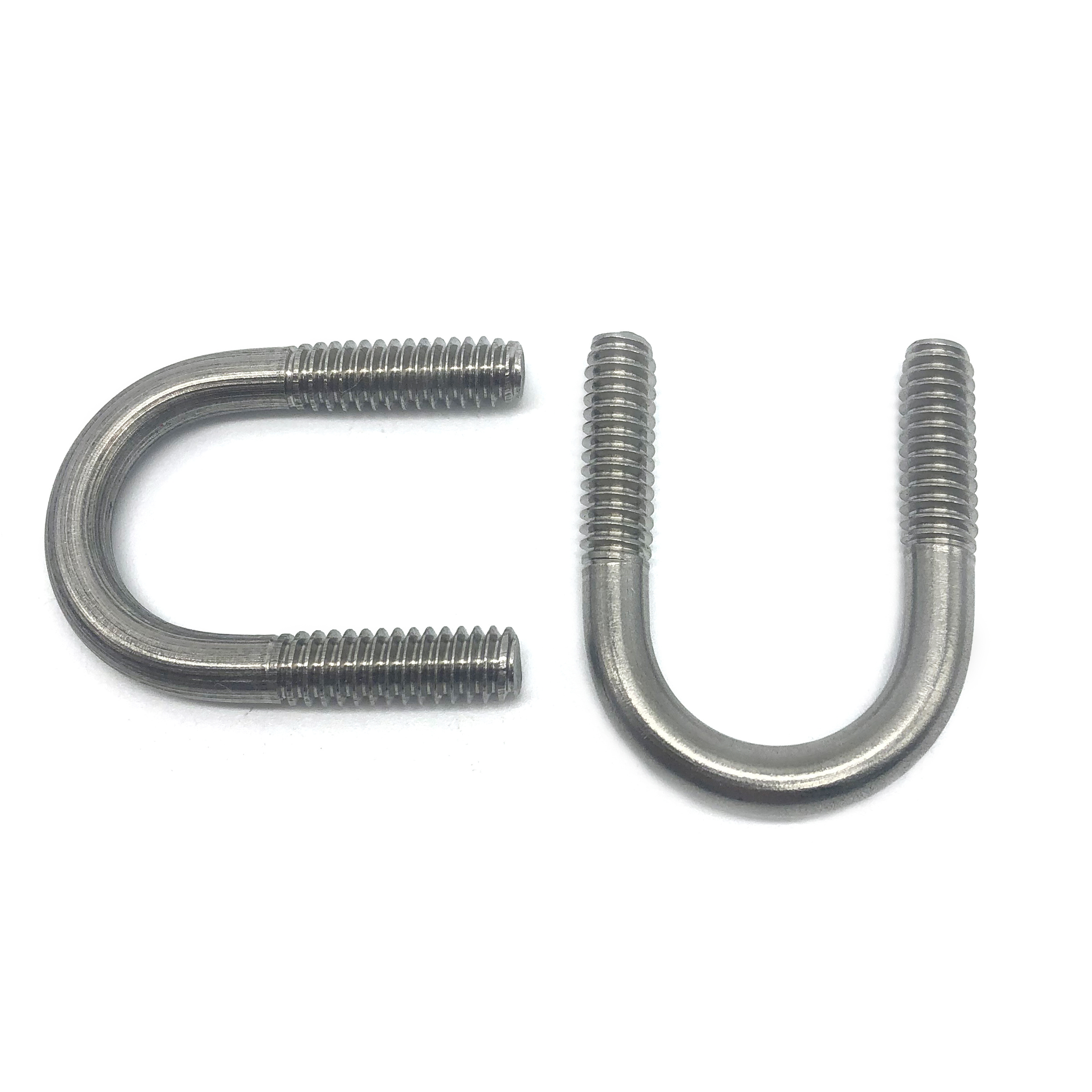 China hot dip galvanized u bolt sizes auto part trailer u-bolt nut pipe clamp high strength 316 stainless steel square u bolt