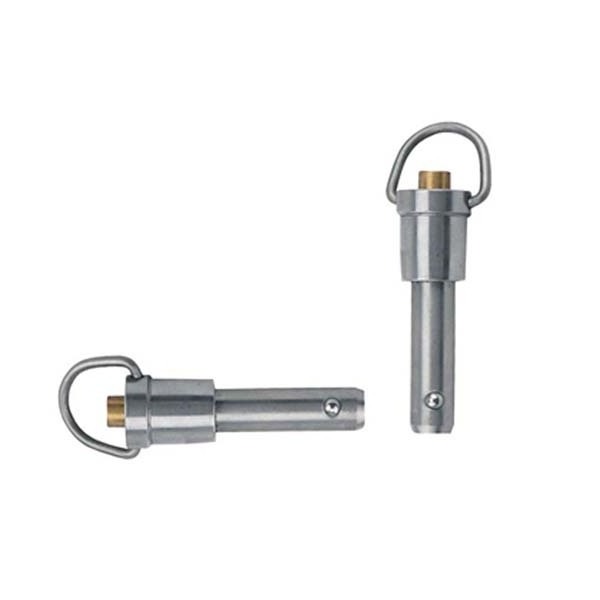 D ring shouldered ball lock pin 10mm ball quick release locking pin detent spring loaded pin lock