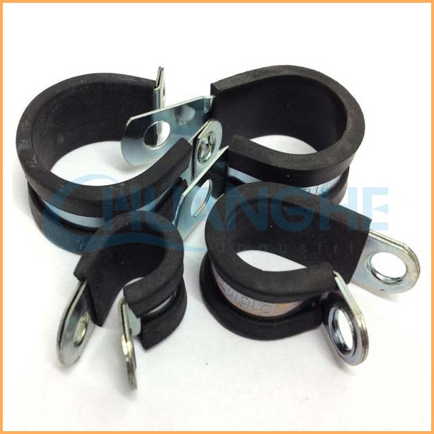 China manufacture best quality rubber covered p clip/clamps