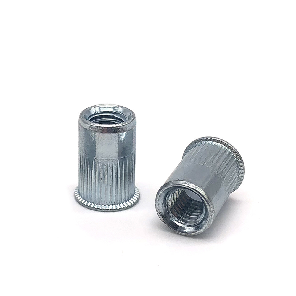 Rivet Nut Rivnut Inserts Nutsert Flat Head Rivet Nut Stainless Steel Aluminium M3 M12 M8 M10 Knurled Closed Pop Rivet Nut