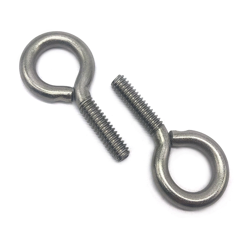 China Forged anchor Lifting DIN580 M8 stainless steel Eye bolt galvanized oval swivel eyebolt