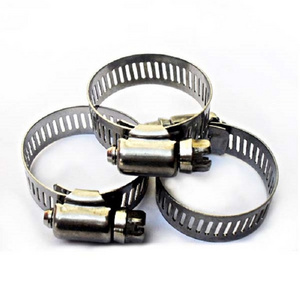 Stainless steel pole mounting hose clamp/hose clip