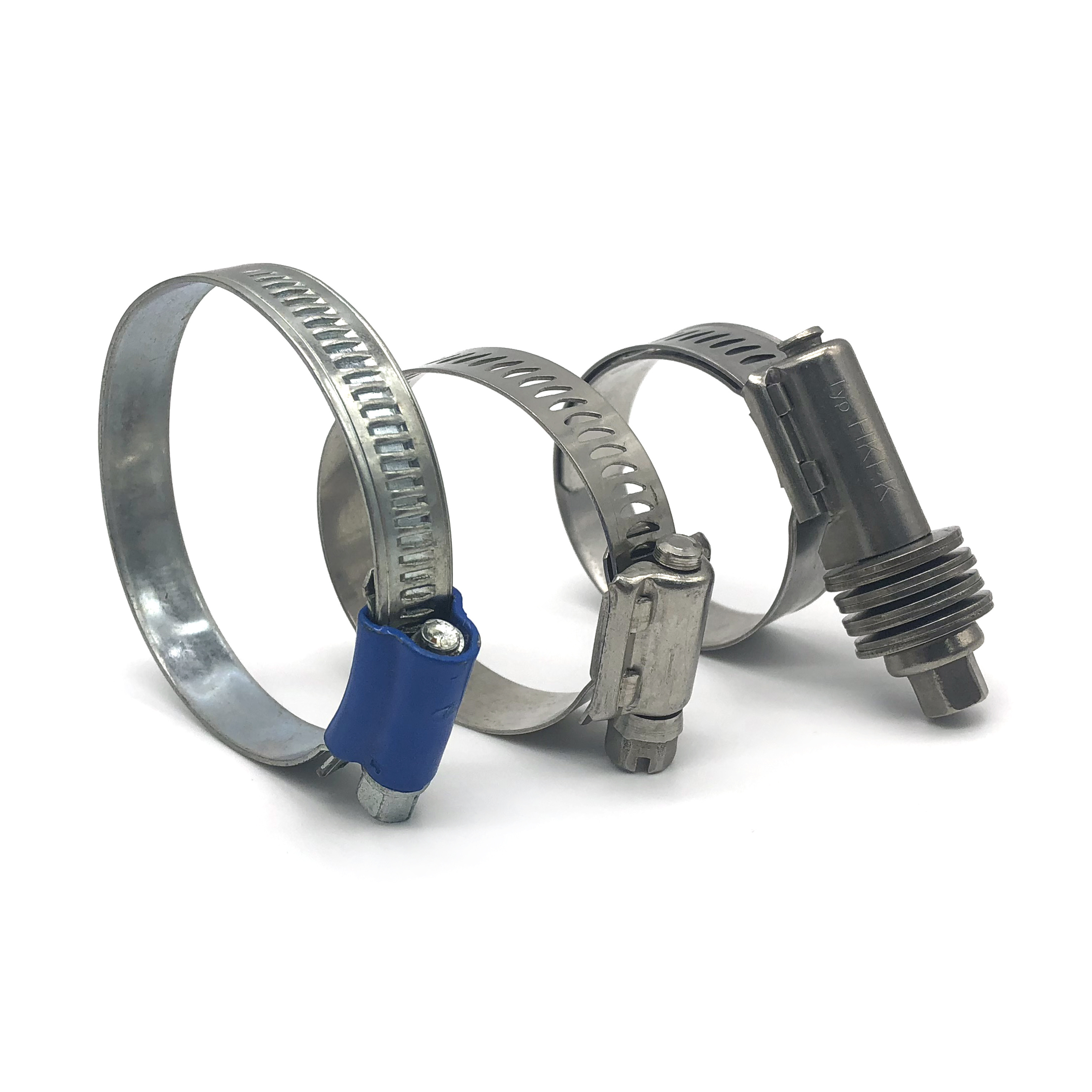 Stainless steel pole mounting hose clamp/hose clip