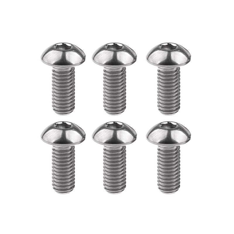 GR5 Titanium Bolt Big Head Titanium Screw bolt T40 Disc Brake Rotor M3 M4 M5 M6 m8 25mm Ti Bolts For Bike Motorcycle