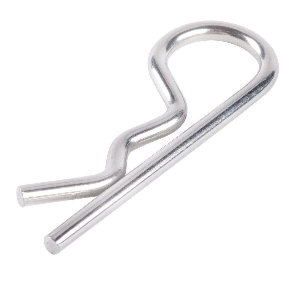 Stainless steel R shape clip spring cotter tractor pins wave R clip for lock