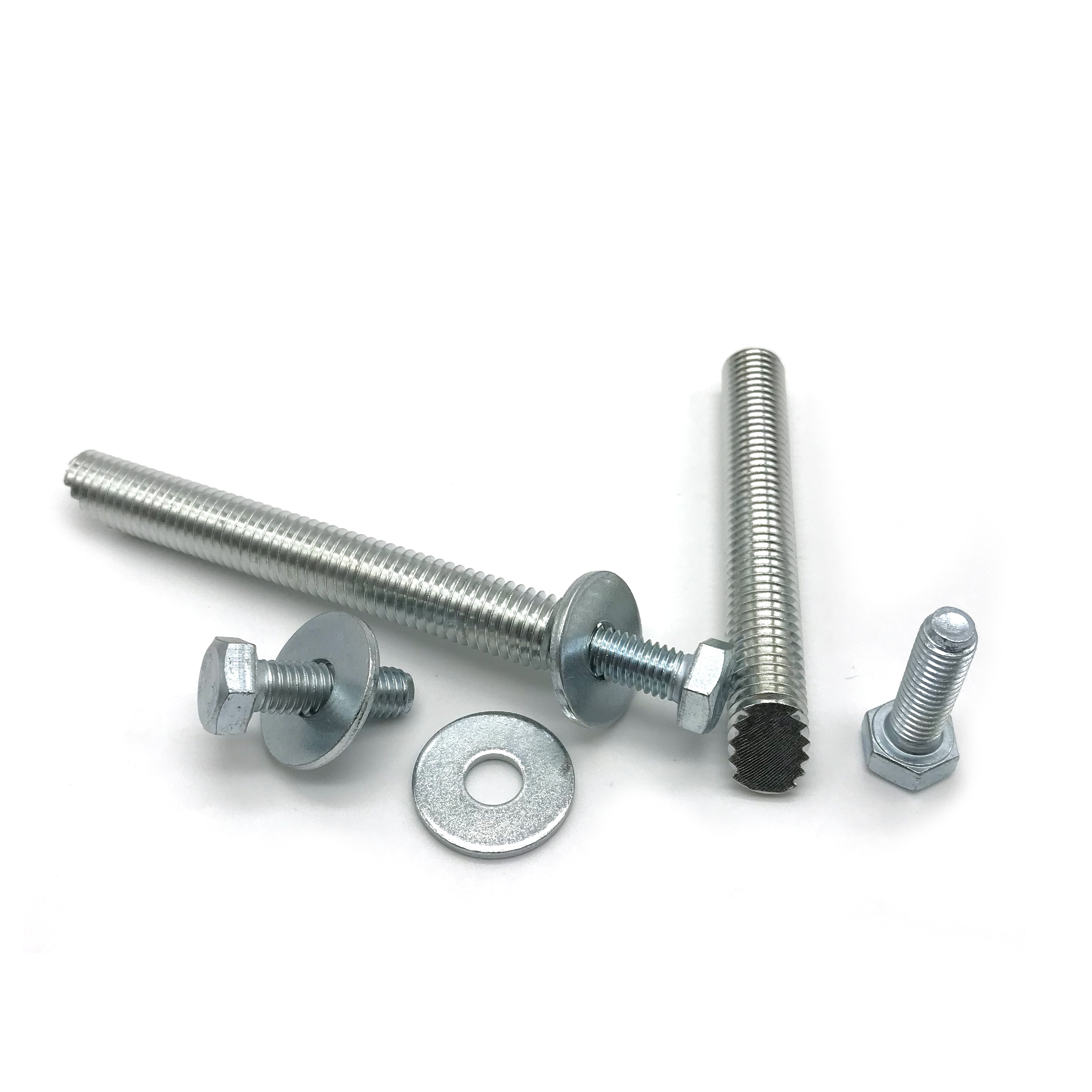 din975 fasteners black threaded rod m20 bar Hot Dip Galvanized full thread stud bolt din976 threaded rod