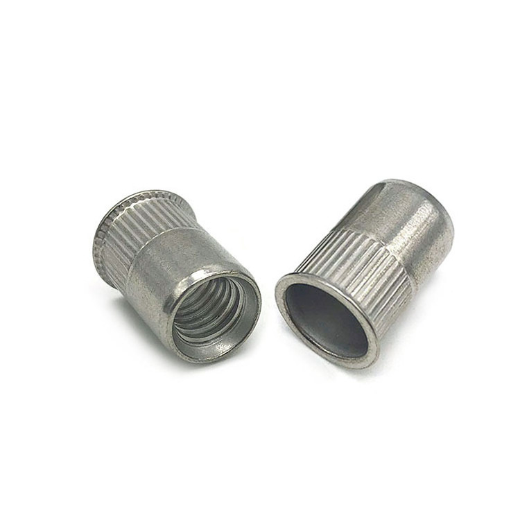 Rivet Nut Rivnut Inserts Nutsert Flat Head Rivet Nut Stainless Steel Aluminium M3 M12 M8 M10 Knurled Closed Pop Rivet Nut