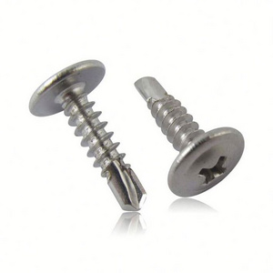 China factory Wafer Self Drilling Tek Screw SS316 Phillip Drilling Screw SS 410 Wafer Head Self-Drilling Screw