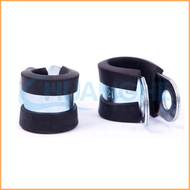 China manufacture best quality rubber covered p clip/clamps