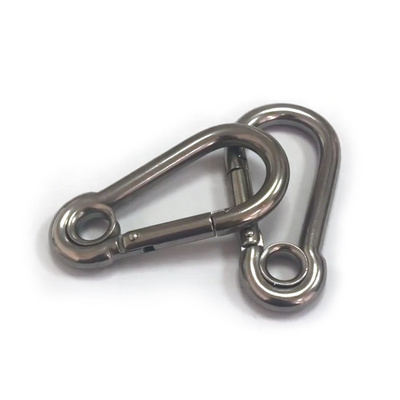 Din5299 Spring Snap Hook Rigging SS304 Carabiner Hook With Eye