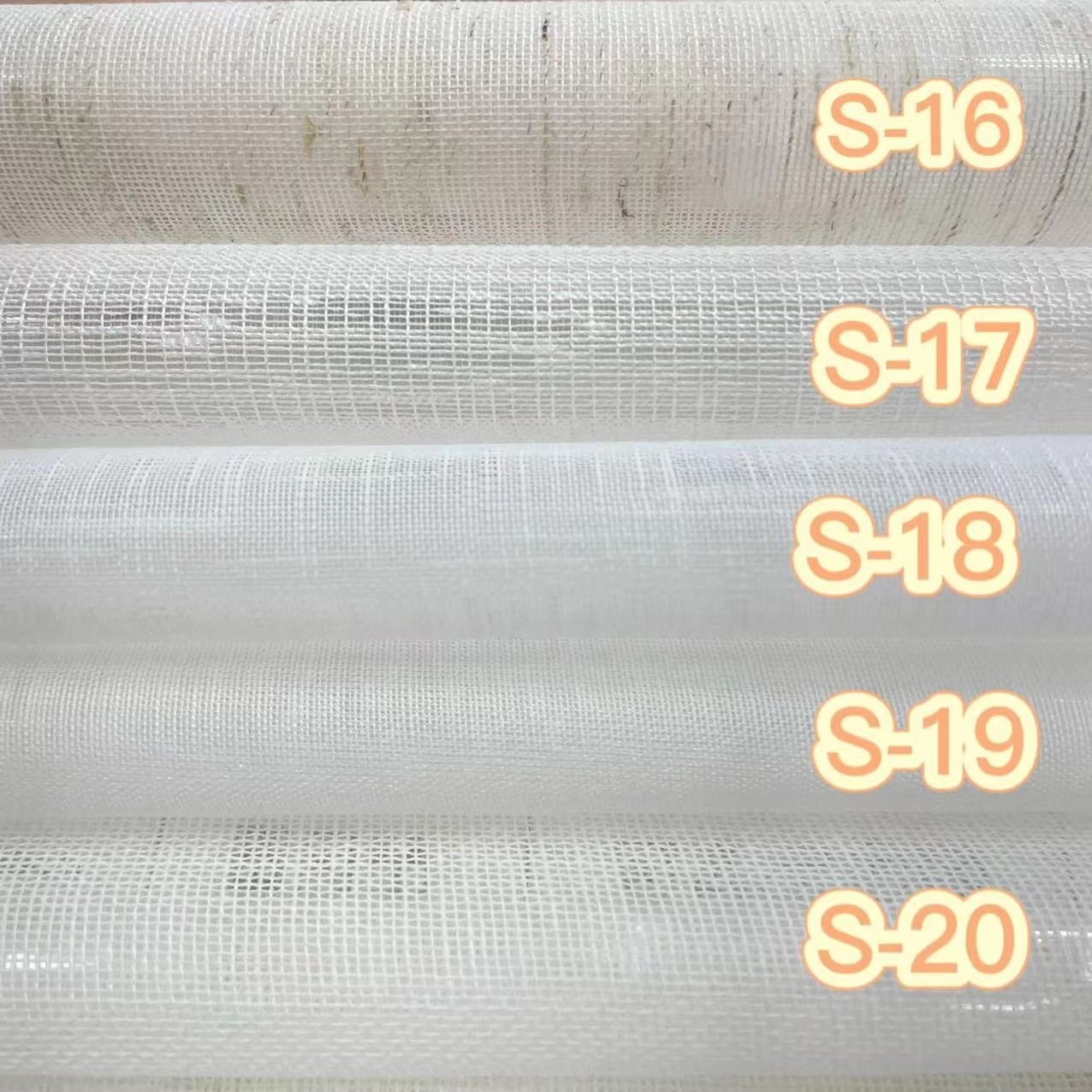 Factory Supply Stock Light Filtering Transparent Curtain Voile Polyester Sheer Fabric