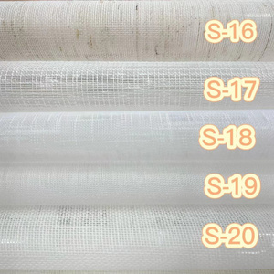 Factory Supply Stock Light Filtering Transparent Curtain Voile Polyester Sheer Fabric