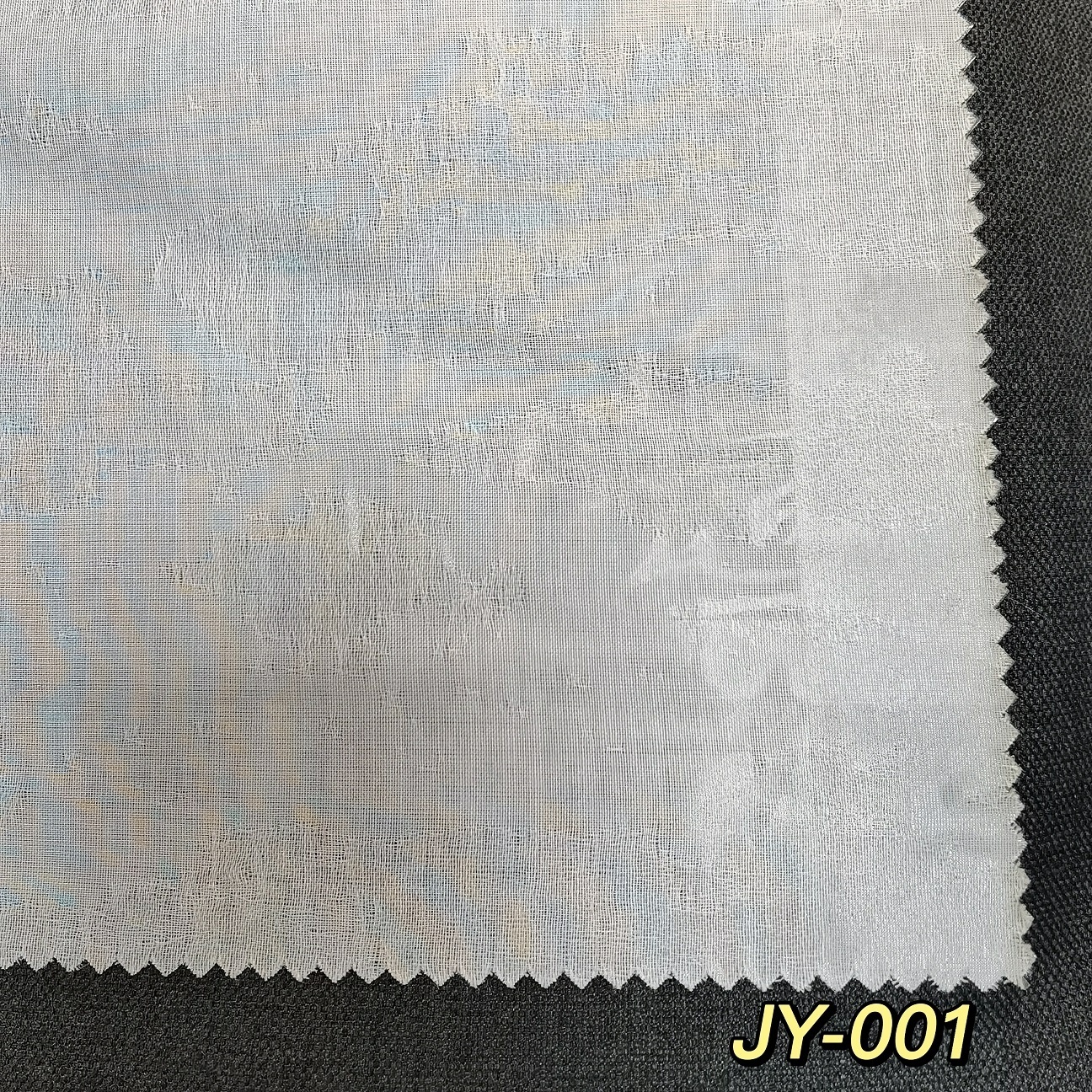 Linen Style Transparent Swiss Jacquard Sheer Voile Curtain Fabric