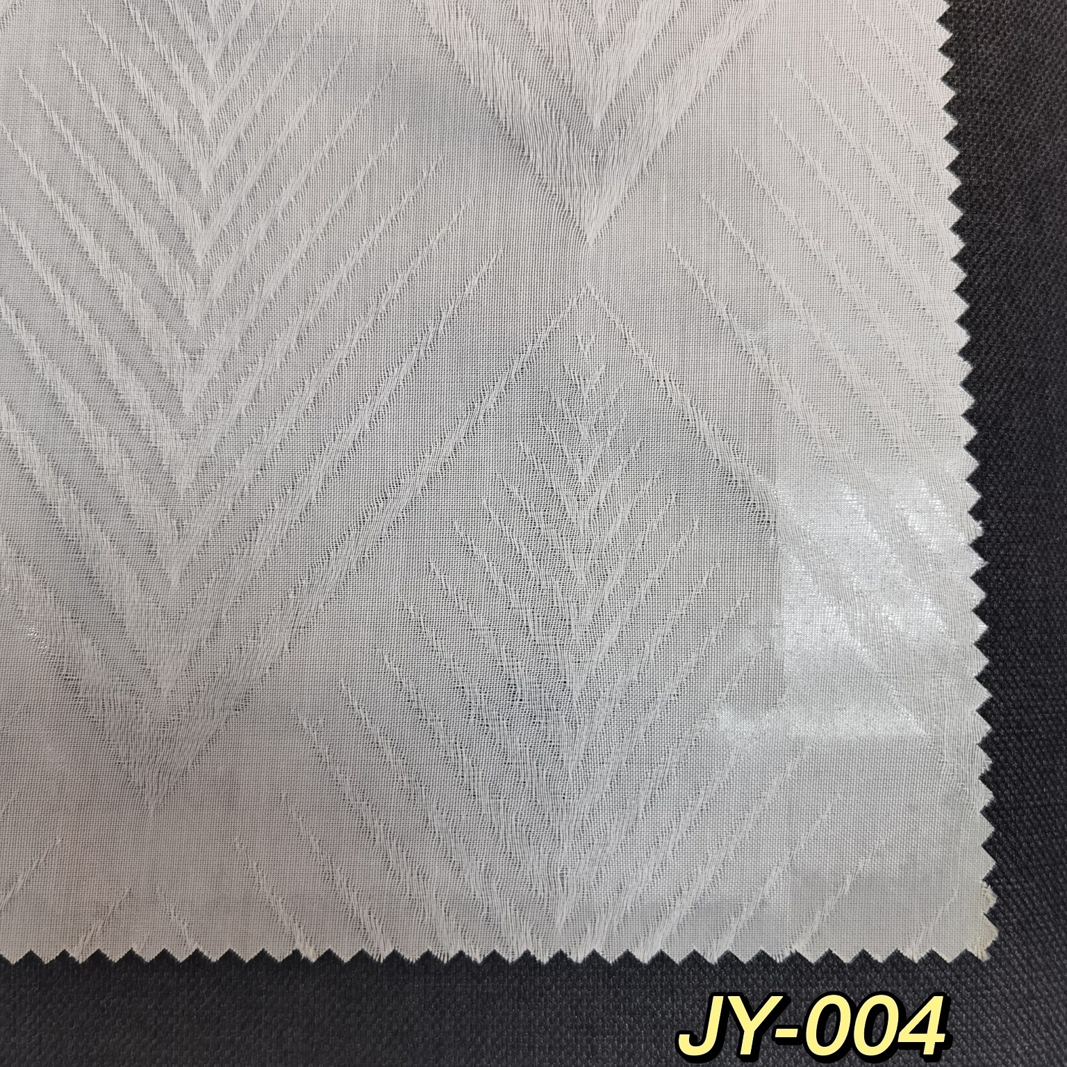 Linen Style Transparent Swiss Jacquard Sheer Voile Curtain Fabric