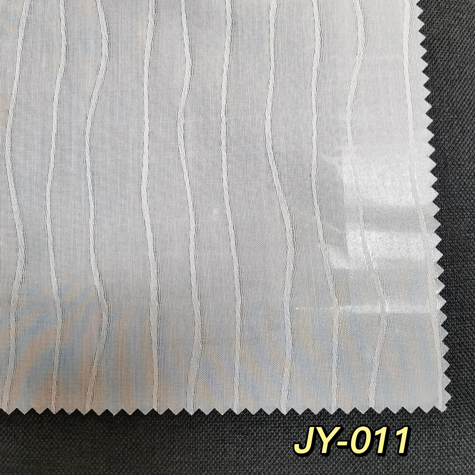 Linen Style Transparent Swiss Jacquard Sheer Voile Curtain Fabric