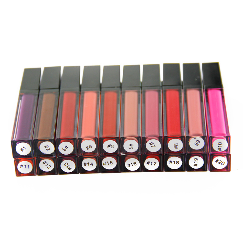 Lip Gloss Private Label 43 Colors Popular Vegan Long Lasting Custom Logo  Matte Liquid Lipstick