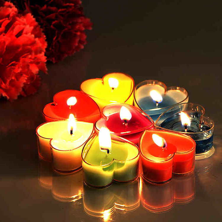 Custom Creative Tealight Candle Smokeless tea Light Unscented Candles Round Paraffin Wax Bulk Candles