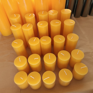 Hot Sale Scented Beeswax Column Home Decoration Wedding Party Dinner Pillar Candles Bulk