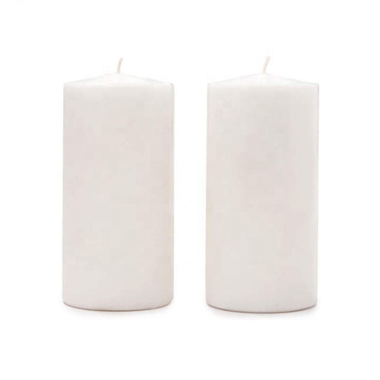 Factory Direct Cylinder Candle Decoration Can Be Customized White Candles in Bulk