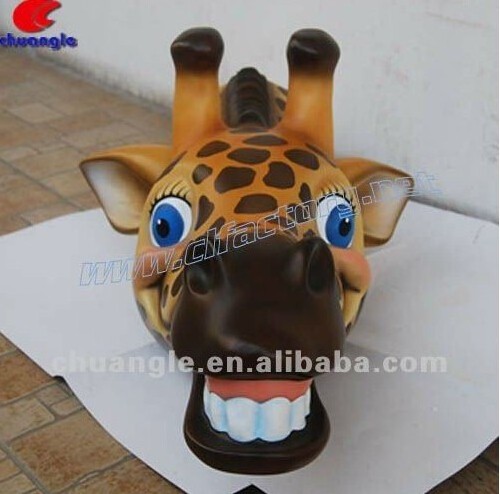 Wholesale customized life size animal statue, tiger,horse, monster head statue for decorative use